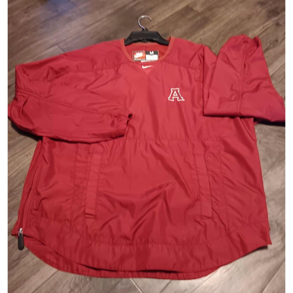 Nike Alabama Crimson Tide Red Pullover Windbreaker Mens Unisex Sz Med